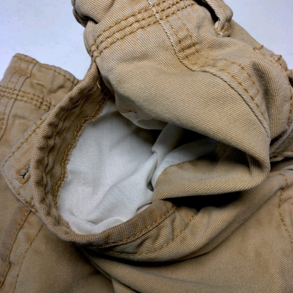 Aeropostale Cargo Shorts Men Size 30 Brown Cotton Classic - Picture 13 of 14